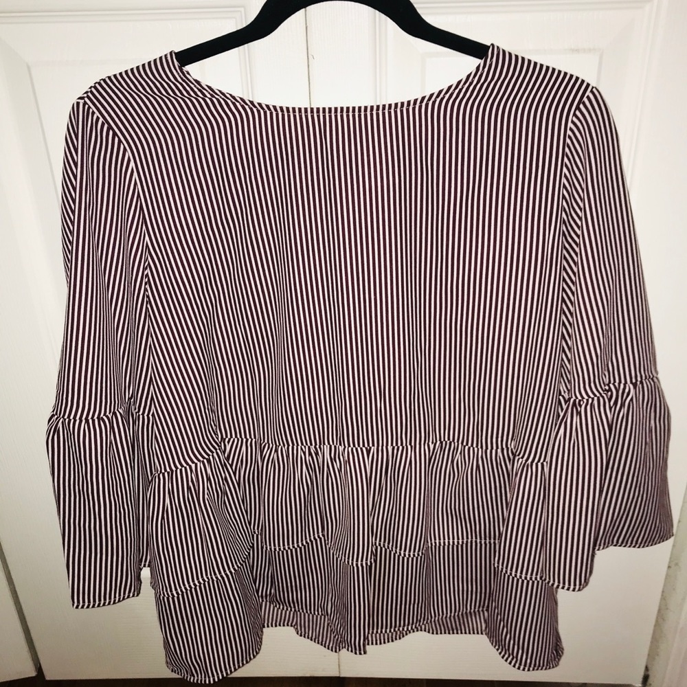 Striped Baby doll top